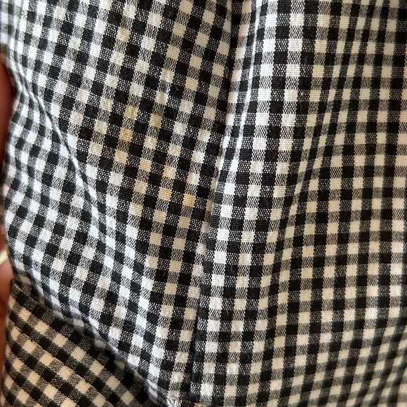 Authentic Guess Jeans Mini Lightweight Gingham Blazer🖤🤍 - Picture 2 of 9